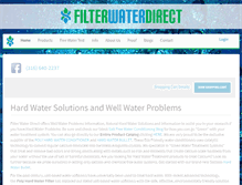 Tablet Screenshot of filterwaterdirect.com